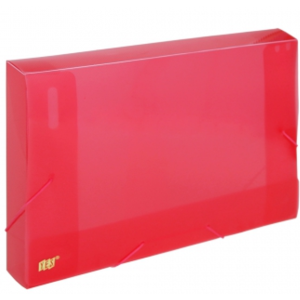 PASTA PLÁSTICA OFÍCIO COM ELÁSTICO REF.CX040S VERMELHO YES