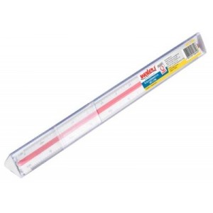 ESCALÍMETRO 30CM PLASTICO WALEU