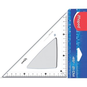ESQUADRO 45º 21CM ESSENTIALS 146123 MAPED