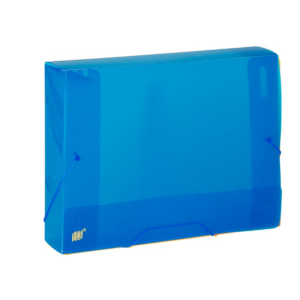 PASTA PLÁSTICA OFÍCIO COM ELÁSTICO REF.CX050S AZUL YES