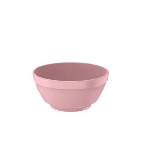 BOWL CREMEIRA LUNA PLASTICA 350ML CL210 ROSA OU