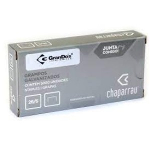 GRAMPOS 26/6 GALVANIZADO COM 5000 CHAPARRAU