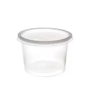 EMBALAGEM POTE REDONDO COM TAMPA 350ML C/25 UNIDADES ORLEPLAST