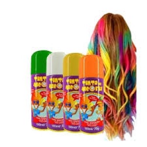 TINTA SPRAY PARA CABELOS 120ML LARANJA