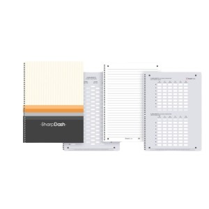 CADERNO UNIVERSITÁRIO SHARP DASH ESPIRAL DE 1 MATÉRIA SÃO DOMINGOS