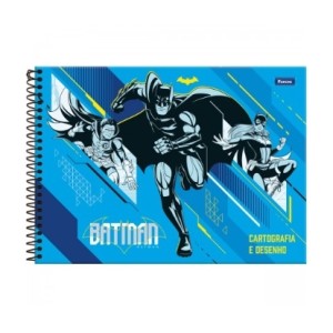 CADERNO DE CARTOGRAFIA E DESENHO BATMAN FORONI