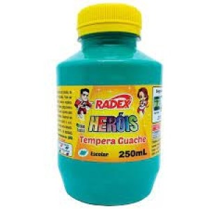 TINTA GUACHE 250ML VERDE ÁGUA RADEX