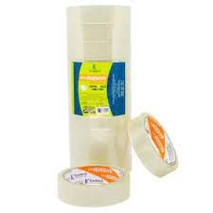ROLO DE FITA ADESIVA TRANSPARENTE 24MMx50M KORETECH