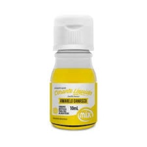 ANILINA CORANTE ALIMENTAR LÍQUIDO AMARELO 10ML MIX