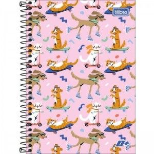 CADERNO 96FLS 1/4 CAPA DURA ESPIRAL D+ TILIBRA