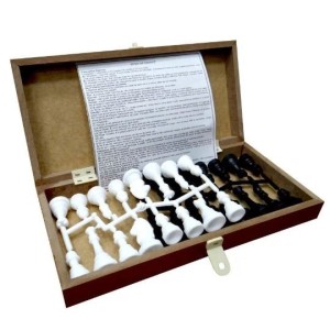 XADREZ ESCOLAR ESTOJO EM MADEIRA REF.2907 PAIS & FILHOS