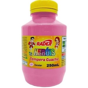 TINTA GUACHE 250ML ROSA 2572 RADEX
