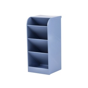 ORGANIZADOR DE MESA DIAGONAL 4 DIVISÓRIAS AZUL PASTEL MAXCRIL
