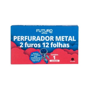 PERFURADOR METAL 2 FUROS 12FLS 282200 FUTURO