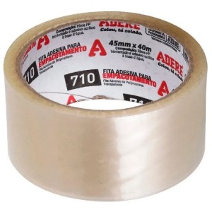 FITA ADESIVA 45MM X 40M TRANSPARENTE ADERE