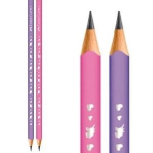 LÁPIS PRETO GRAFITE UNICÓRNIO C/4 UNIDADES FABER CASTELL