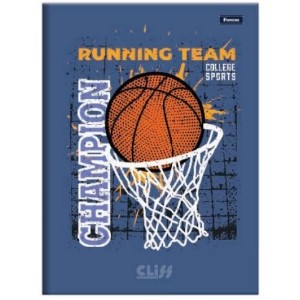 CADERNO 48FLS UNIVERSITÁRIO CAPA DURA BROCHURA CLIFF FORONI