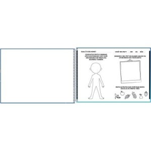 CADERNO 48FLS CARTOGRAFIA E DESENHO CAPA DURA ESPIRAL SAPECA KIDS MASCULINO TILIBRA