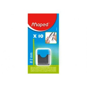 GRAFITE PARA COMPASSO C/10 MINAS MAPED