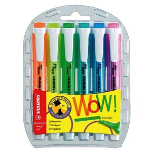 MARCA TEXTO SWING COOL STABILO 6 CORES 275/06